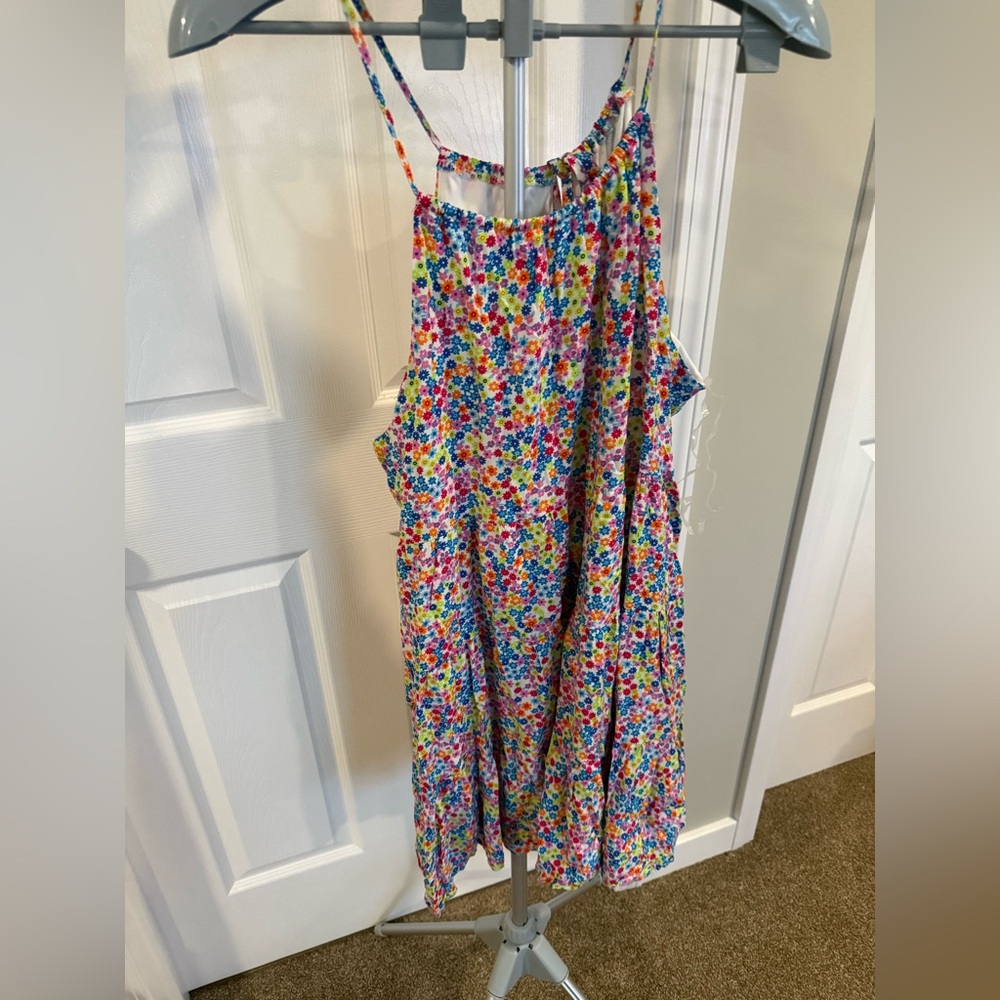 Emily Wonder- Floral Multicolor Sleeveless Sundress NWT